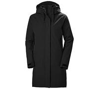 Helly Hansen W Mono Material Ins Rain, Abrigo Mujer, Negro (Black), L