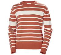 Helly Hansen W Skagen Sweater 2.0 Suéter, Rayas Terracota, XL Mujer