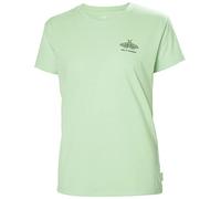 Helly Hansen W Skog Recycled Graphic tee Mint Womens XS