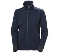 Helly-Hansen W Tech - Abrigo de capa intermedia, chaqueta de senderismo de forro polar para mujer, ropa de abrigo ligera con aislamiento para aventuras al aire libre, 590 Azul marino, XXL