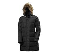 Helly Hansen Mujeres Parka de plumón W Aden, Negro, XL