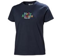 Helly-Hansen Women's Core Graphic T-Shirt, 597 Navy, X-Large