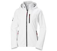Helly Hansen Mujeres Chaqueta con capucha W Crew 2.0, Blanco, 3XL
