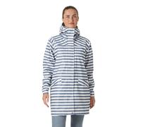 Helly Hansen Women's W Moss Rain Coat, Navy Stripe, S