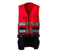 Helly Hansen Workwear 34-076170-169-XS - Chaleco de seguridad (XS), rojo