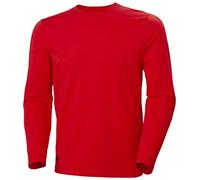 Helly-Hansen Workwear 79169 Manchester - Camiseta de manga larga para hombre, Alerta roja, Medium