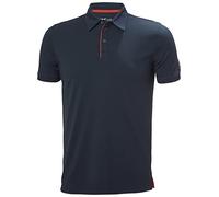 Helly-Hansen Workwear Kensington Tech - Polo para hombre, ligero, transpirable, manga corta, para alta movilidad, 591 Navy, Large