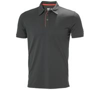 Helly-Hansen Workwear Kensington Tech - Polo para hombre, ligero, transpirable, manga corta para mayor movilidad, ébano, XXXXL