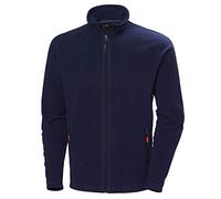 Helly Hansen Workwear Men's Oxford Light Fleece Jacket, Navy, L