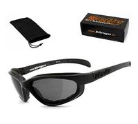 HELLY® - No.1 Bikereyes® | Gafas de moto, gafas de sol para moto | a prueba de viento, acolchadas, antivaho, irrompibles | Máxima comodidad