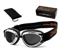 HELLY® - No.1 Bikereyes® | Gafas de moto, gafas de sol para moto, gafas para motociclistas, a prueba de viento, cristales de seguridad HLT®, gran comodidad al llevarlas con el casco
