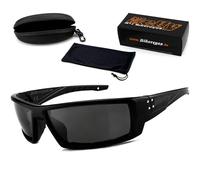 Helly® - No.1 Bikereyes® - Gafas de motociclismo, gafas de sol para moto, gafas de sol para moto, resistentes al viento, acolchadas, antivaho, irrompibles