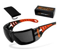 HELLY® - No.1 Bikereyes® | Gafas de sol para moto, gafas para moto, cristales de seguridad HLT®, antivaho, UV400, ajuste perfecto bajo el casco, modelo: pan america