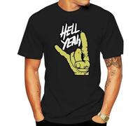 Hellyeah tee Heavy Supergroup Mudvayne Shirt - Round Neck Short Sleeve T-Shirt Top 100% Cotton