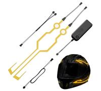 Helme Streifenlichter, Motorradhelme LED-Licht für Sicherheit, Wasserdicht erhöht Die Sicherheit und Sicht und ist mit den meisten Motorradhelmen kompatibel