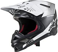 Helmet Alpinestars Supertech S-M10 Dyno Black Matte/Carbon/White XL