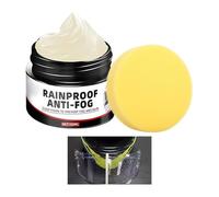 Helmet Anti Fog Coating, 50g Coating Balm Cream, Glasses Anti Fog Solution, For Clear Vision Goggles Car Window Diving Snorkeling Sports Outdoor Safety Use, Easy Apply Design, Long Lasting Protection