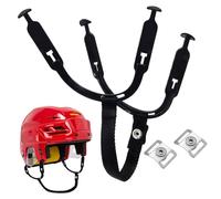 Helmet Chin Strap, Nylon Rubber 7.87 Inch - Hockey Helmet Chiñ Strap with Ear Loops, Length Adjustable Chin ?trap Ear Sling Loops for Ice Hockey Hëlmet | Hëlmet Chiñ ?trap Adjustable