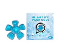 Helmet Ice Pack Cool Ice Pack Head, Reutilizable Cold Compress, Flexible Cooling Gel, Lightweight Wrap Soothing Relief Pad for Headache, Fever, Injuries, Hangover