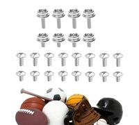Helmet Repair Kit - Football Hockey Parts for Maintenance | Stainless Steel with Multifunctional Screws, Compact Hardware Set, Replacement Pieces for Sports Baseball Safety Equipment Training