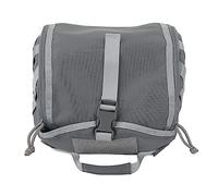 Helmet Storage Bag | Thick Canvas with Adjustable Strap for Hard Hats/Motorcycle/Construction | Scratch Guard & Portable Carrying Case (Grey)