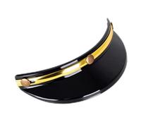 Helmet Sun Shade, Visor Helmet Cover, Three-Clip Design with Secure Fit, Easy Install with Utility, 7.67 Inches Motocross Gear, Half Face Fixture for Outdoor Riding Comfort