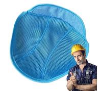 Helmet Sweat Liner - Protective Sweat Absorber | Breathable Cotton Blend with Elastic Straps, Easy Install Sweats Guard for Dry, Comfortable Wear During Outdoor Labor or Industrial Tasks