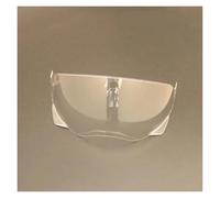 Helmet Visor for Bell Broozer Motorcycle Visor Goggles Plating Silver Red Replacement Lens,Alta Visibilidad