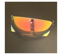 Helmet Visor for Bell Broozer Motorcycle Visor Goggles Plating Silver Red Replacement Lens,Alta Visibilidad