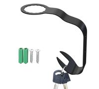 Helmet Wall Mount, Wall Mounted Hook Rack, Space Saving Holder on Jerseys, Hats, Gloves, Keys, Bags, Excellent for Garage, Entryway, Home Organization, Motorcycle Gear, Bike Helmets, Clothes