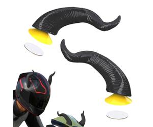 Helmets Devil Horns, 2pcs Small Horn Accessories, 0.11 inch Easy to Attach & Remove, Helmet Satanás Antlers for Birthdays, Holidays, or Biker Events, Traer Attitude Any Hard Hat