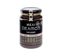 Helmos Miel de Roble Griega 480 g - Miel Natural Premium de Grecia, Miel Pura de Roble, Sabor Rico e Intenso