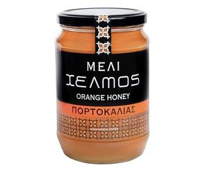 Helmos Miel Griega de Flor de Naranjo 950 g | Sabor Dulce y Cítrico, Aroma Floral, Miel Natural de Grecia