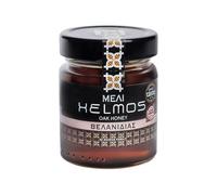 Helmos Miel Griega de Roble, 250 g | Miel oscura de alta calidad de Kalavryta Grecia, natural y auténtica, sabor rico, lenta para cristalizar