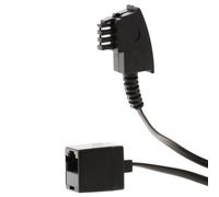 Helos 014149 adaptador de cable 8p4c rj45 negro - adaptador para cable