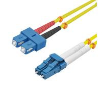 Helos 10m os2 lc/sc cable de fibra óptica e infiniband amarillo