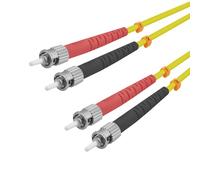 Helos 1m os2 st cable de fibra óptica e infiniband amarillo