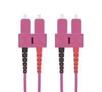 Helos 20m om4 sc/sc cable de fibra óptica e infiniband violeta