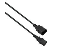 Helos 262658 cable de transmisión negro 0,5 m c14 acoplador c13 acopl