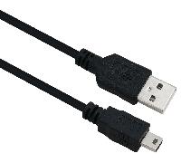 Helos 288316 cable usb usb 2.0 3 m usb a mini-usb b negro