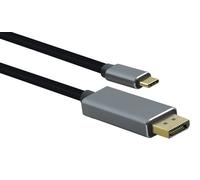 Helos 288365 adaptador de cable de vídeo 1,8 m usb c displayport negr