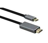 Helos 288366 adaptador de cable de vídeo 1,8 m usb c hdmi negro