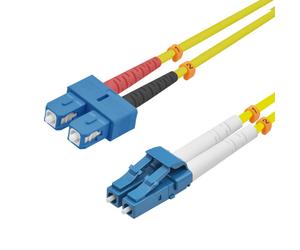 Helos 3m os2 lc/sc cable de fibra óptica e infiniband amarillo
