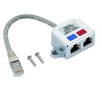 Helos adaptador en t cat 5e isdn/isdn cable-sharing adaptador 0,15 m