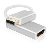 Helos cable adaptador displayport macho/hdmi hembra, premium 4k, plate