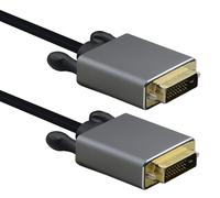 Helos Connection Cable DVI Male/Male Premium 4K 5.0 m Black