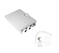 Helos ftth - caja de conexión doméstica para máx. 24 fibras, 6x lc/