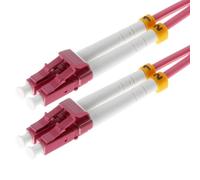 Helos OM4 LC Fibre Optic Patch Cable 50/125 μm 15 m