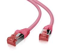 Helos patchkabel cat 6 s/ftp rj45 magenta 3m awg27/7 lszh ghmt