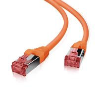 Helos patchkabel cat 6 s/ftp rj45 orange 3m awg27/7 lszh ghmt